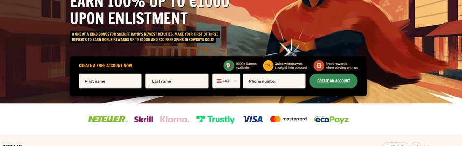 Selaa Rapid Casinon suosikkipelejä